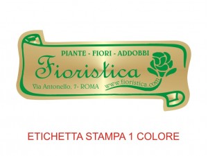 Etichette adesive per fioristi, fiorai e vivaisti  (mm 60X24)  (cod.97G)